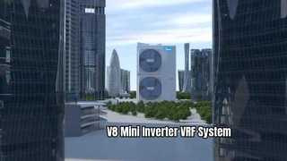 سیستم VRF مینی V8 فوق فشرده | راحتی قدرتمند برای ویلاهای مدرن